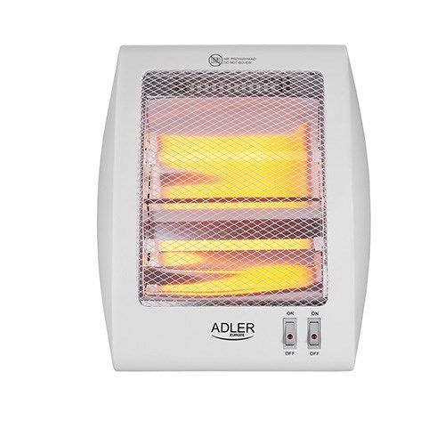 Adler AD 7709 Indoor White 800 W Quartz electric space heater_3