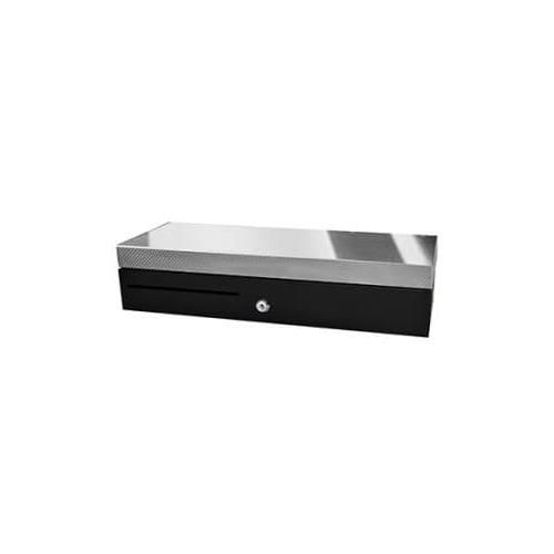 FLIP LID CASH DRAWER SS FRONT/BLACK 460X170X100 RJ11 CABLE