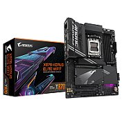 GIGABYTE X870 A ELITE WIFI7 Motherboard - Supports AMD Ryzen 9000 CPUs  16+2+2 phases VRM  up to 8000MHz DDR5 (OC)  4xPCIe 5.0 + 4xM.2  Wi-Fi 7  2.5GbE LAN  USB 3.2 Gen 2x2_1