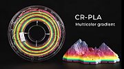 CREALITY PLA 3D Printer Filament, silk Rainbow, Printing temperature: 190-220, Filament diameter: 1.75mm, Tensile strength: 60MPa, Size of filament wheel: Diameter 200mm, height 66mm, hole diameter 56mm. Utilizare: pana la 6 luni de la deschiderea ambalajului._1