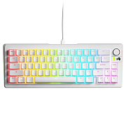 Glorious GMMK 3 65% Custom Gaming Keyboard - Pre-Built  ANSI (US)  Fox Switches  White