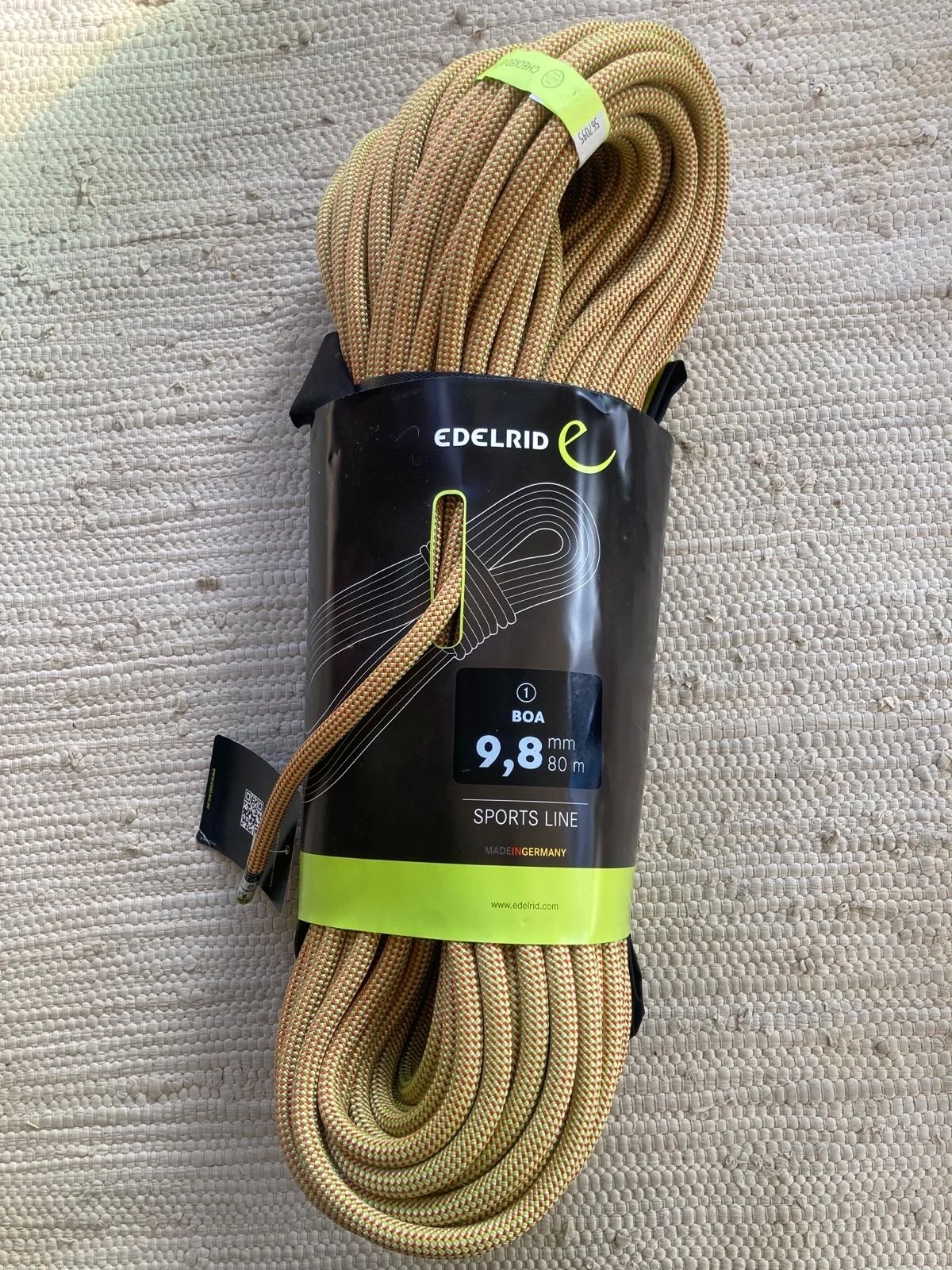 Boa rope 9.8mm 80m EDELRID