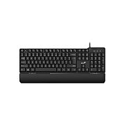 Tastatura Genius USB, 105 taste + 12 taste multimedia, palm rest, negru_1