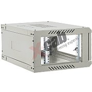 Cabinet metalic de perete 19”, tip rack wallmount, 4U 600x450 mm, Xcab Gri