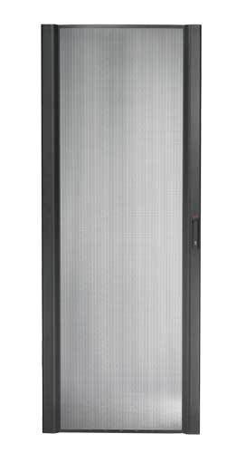 NetShelter SX 42U 600mm Wide Perforated Curved Door Black_2