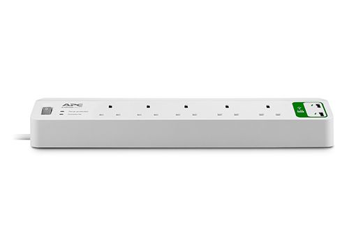 ESSENTIAL SURGEARREST 5 OUTLETS/5V 2.4A 2 USB CHARGER 230V_2