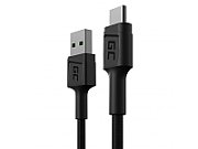 Green Cell KABGC25 USB cable 0.3 m USB A USB C Black_1