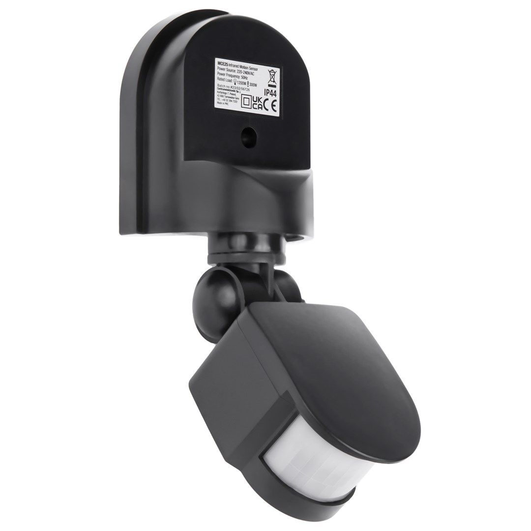 Maclean MCE25 GR Wall-Mounted 180° Motion & Dusk Sensor  1200W Max  Grey_3