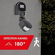 Maclean MCE25 GR Wall-Mounted 180° Motion & Dusk Sensor  1200W Max  Grey_10