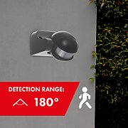 Maclean MCE358 GR Infrared PIR Motion Sensor IP44 Grey Range 12m Max Load 800/1200W Movement Detector_10