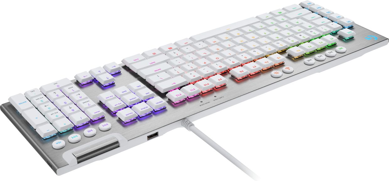 G815 RGB MECHANICAL GAMING KBD/GL TACTILE - WHITE - PAN - NORDI_4