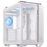 Carcasa ASUS GT 502 TUF GAMING Mid Tower ARGB ALB, Tempered Glass, Sloturi Expansiune 8+3 verticale, Drive Bays: 4x3.5