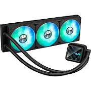 Cooler Procesor ASUS PRIME LC 360 ARGB NEGRU, marime radiator 360mm, 3 ventilatoare ARGB, Viteza ventilatoare 2200 RPM +/- 10%, Suport AMD: AM4, AM5, suport INTEL: LGA 1851/115x/1200/1700, Airflow: 75.7 CFM, Nivel de zgomot ventilatoare: 37.6dBA_1