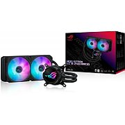 Cooler ASUS ROG Strix LC III 240 ARGB Negru, 2x Fan Slots 120mm, speed 800-2200 RPM, 36dB, Intel: LGA 1700, 1200, 115x, AMD: AM5,AM4_1