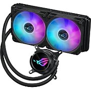 Cooler ASUS ROG Strix LC III 240 ARGB Negru, 2x Fan Slots 120mm, speed 800-2200 RPM, 36dB, Intel: LGA 1700, 1200, 115x, AMD: AM5,AM4_3