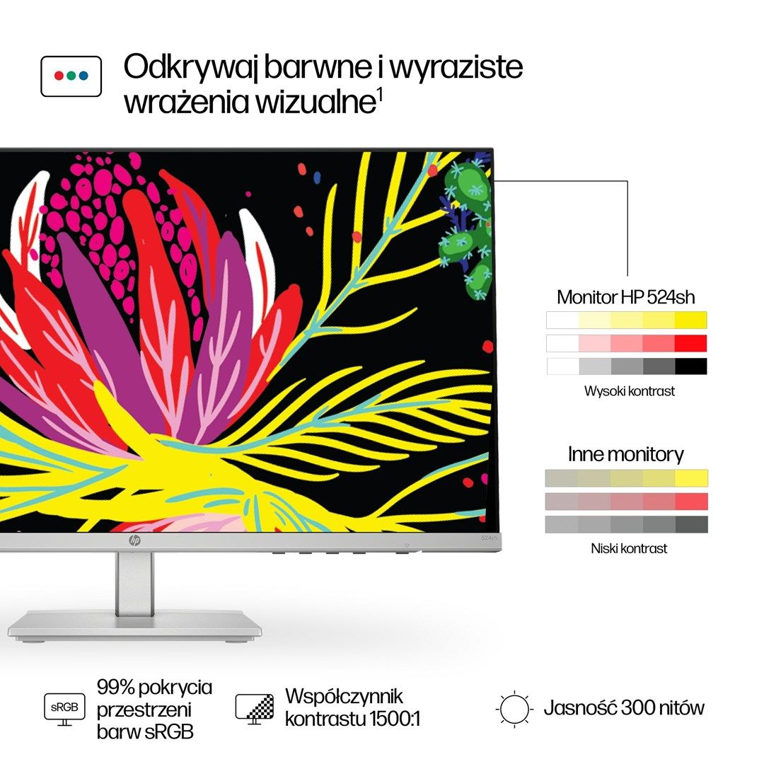 MONITOR HP LED IPS 23 8  524sh (94C19E9) 100Hz_7