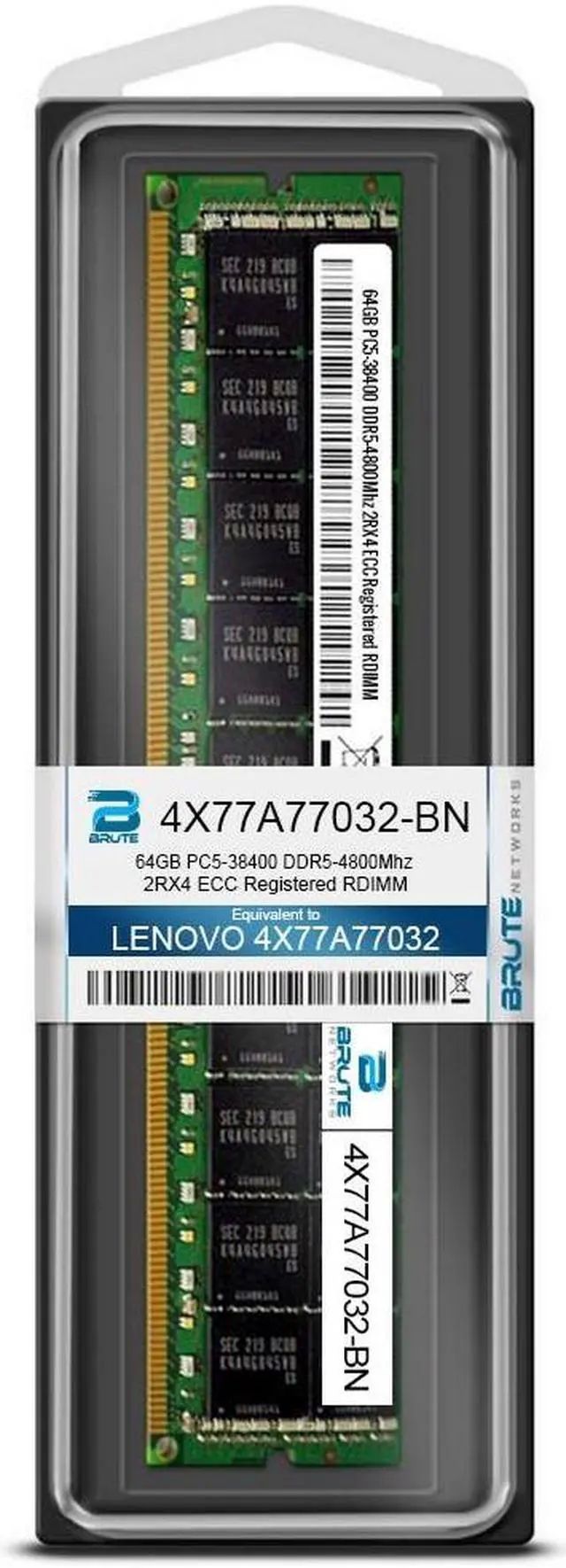 ThinkSystem 64GB TruDDR5 4800MHz (2Rx4) 10x4 RDIMM