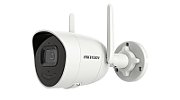 Camera supraveghere Hikvision WIFI IP bullet DS-2CV2041G2-IDW(2.8MM)(W); 4 MP, WIFI 2.4G cu 2 antene, distanta in camp deschis 120metri, microfon si speaker incorporate, audio bidirectional, 1/2.7