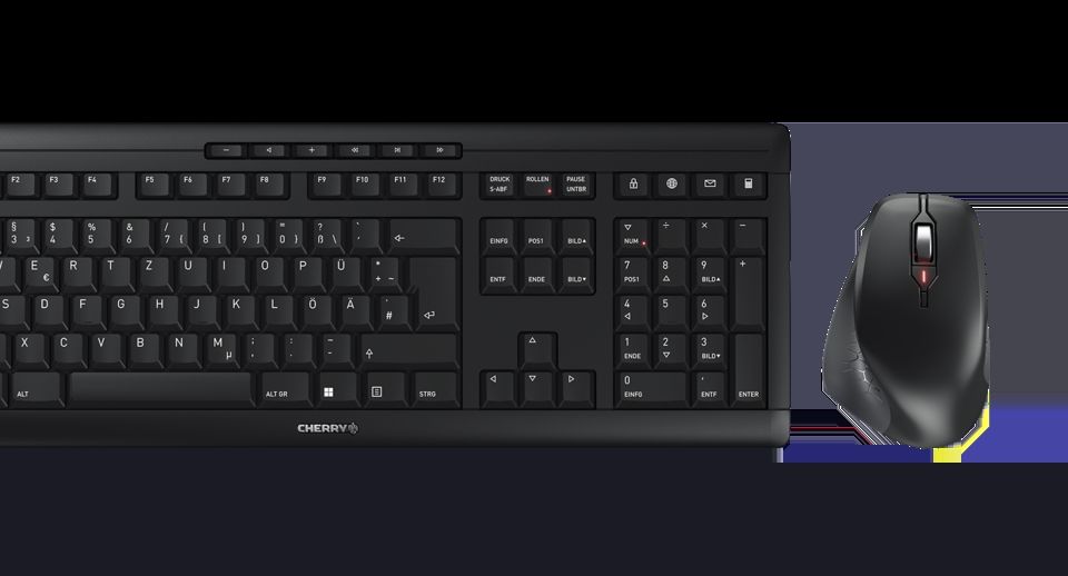 CHERRY STREAM DESKTOP COMFORT/UK BLACK