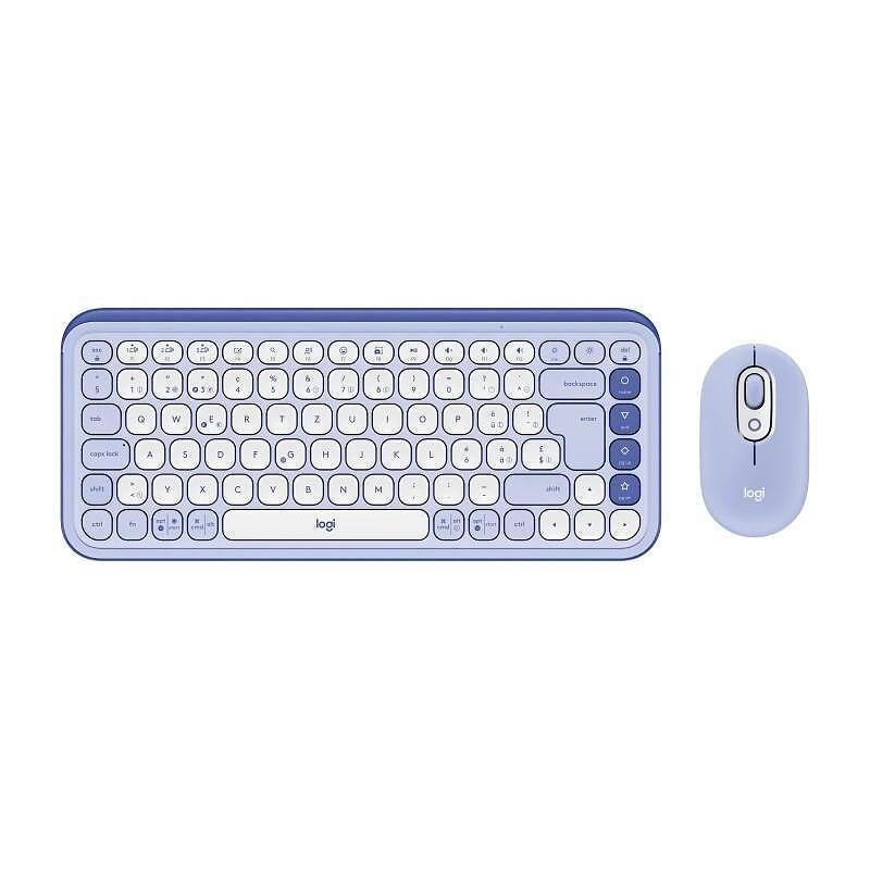 LOGITECH POP ICON COMBO - LILAC - US INT'L - BT  - INTNL-973