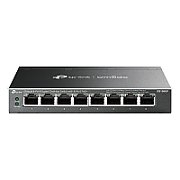 Switch TP Link Omada 8-Port Gigabit Unmanaged Desktop cu  8× 10/100/1000 Mbps RJ45 Ports, alimentare externa External Power Adapter(Output: 53.5VDC / 1.31A),  capacitate 16 Gbps_1