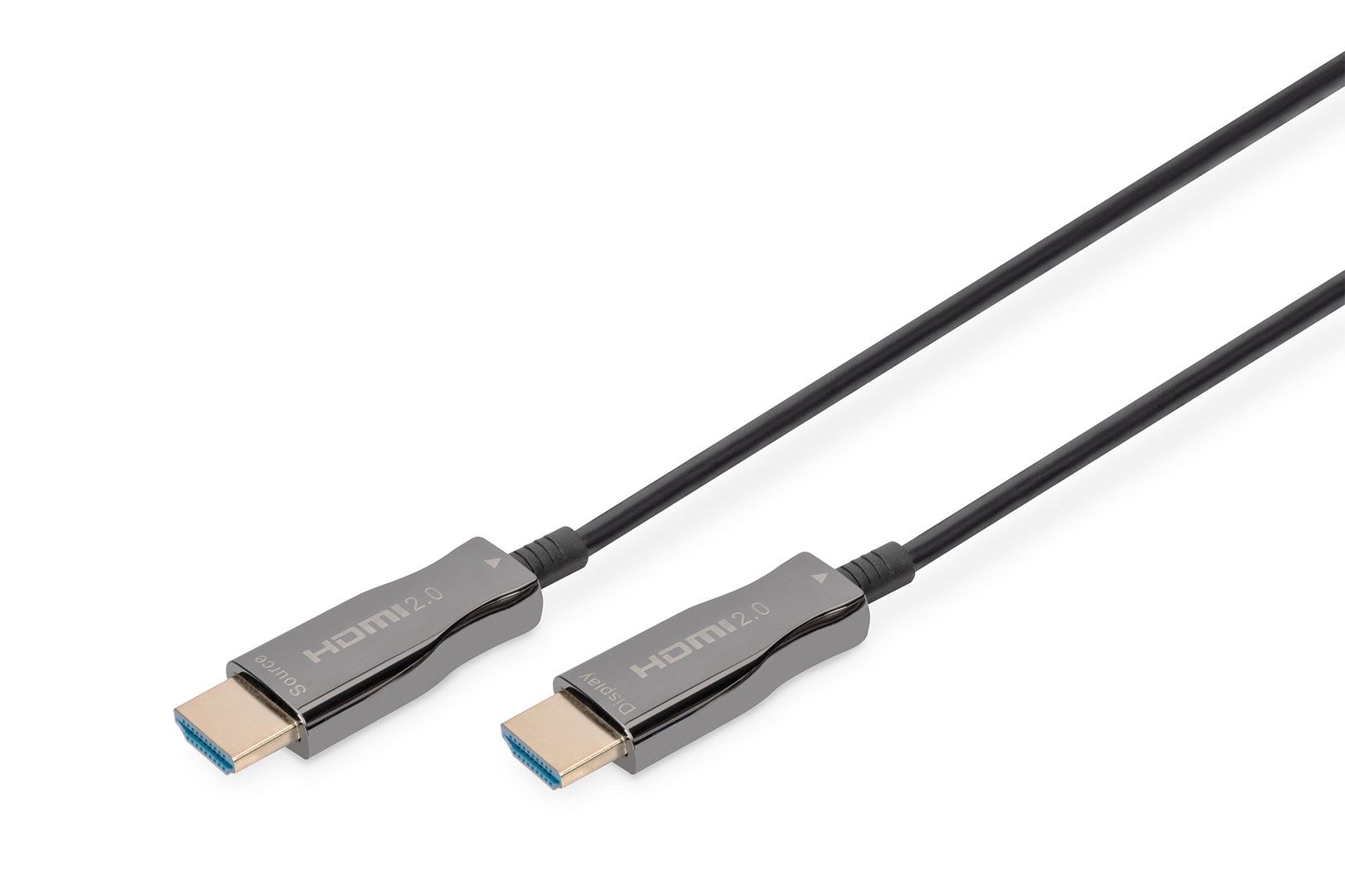 DIGITUS HDMI AOC Hybrid Glasfaserkabel  UHD 4K  30 m