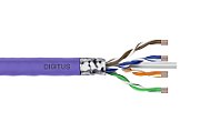 DIGITUS Cat.6 Installation Cable  F/UTP  Dca  AWG 23/1  LSOH  100m  Purple