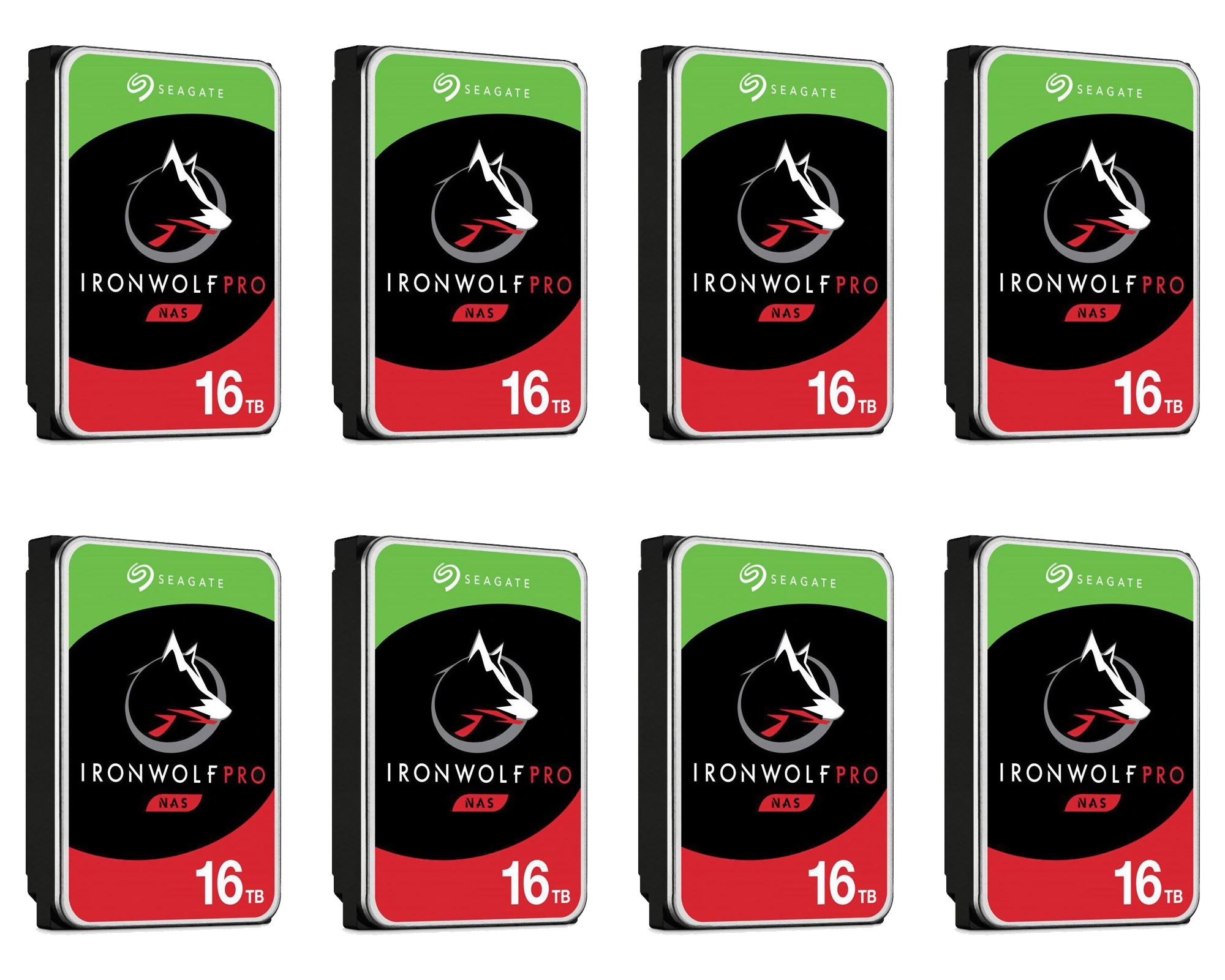 HDD NAS Seagate IronWolf Pro 8x 16 TB 3.5 inch SATA 3 7200 RPM 256 MB 