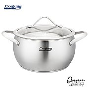 SEMIOALA INOX+CAPAC 18X10 CM, 2.5L, NICOLAI TAND, COOKING BY HEINNER
