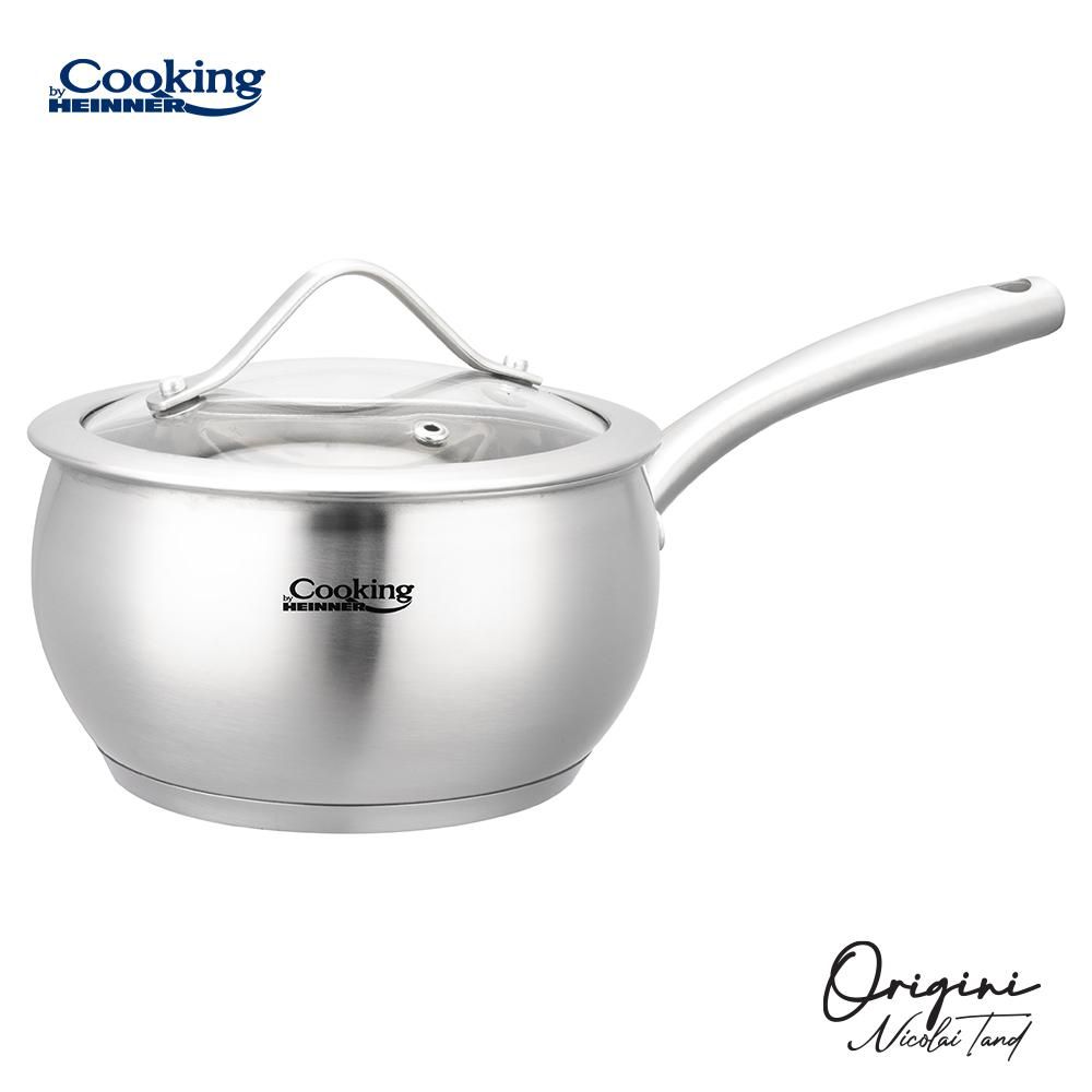CASEROLA INOX+ CAPAC 16X9 CM, 1.8 L, NICOLAI TAND, COOKING BY HEINNER