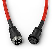 Glorious GMMK Coiled Cable Crimson Red  Coiled Cable  USB-C/USB-A - red/black