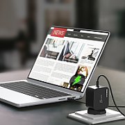 67W GAN PD USB-C MINI CHARGER/WITH 3 TYPES OF DC CONNECTOR - U