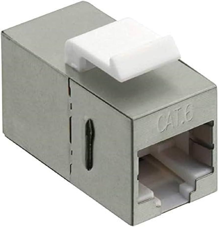 CUPLA RJ-45 LOGILINK pt. cablu FTP, SFTP, Cat6, 2 x RJ-45 (T), ecranat, metal, keystone, latime 14.6mm,  NK4011 