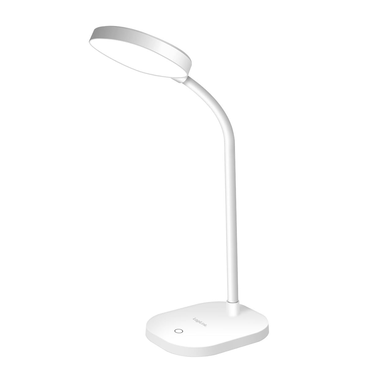 LAMPA LED Logilink, pt. birou, 5000 K, 240 lm, 360 grade, gat flexibil, 16 x LED 4W, IP20, alimentare USB-C, alb, 