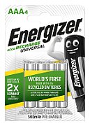 Baterii reincarcabile universale, AAA, LR03, 1.2V, 500mAh, 4 buc/set, Energizer_1