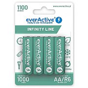 Rechargeable batteries everActive Ni-MH R6 AA 1100 mAh Infinity Line - 4 pieces_1