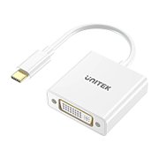 UNITEK ADATPER USB-C - DVI 1080P@60HZ WHT 15CM M/F_2