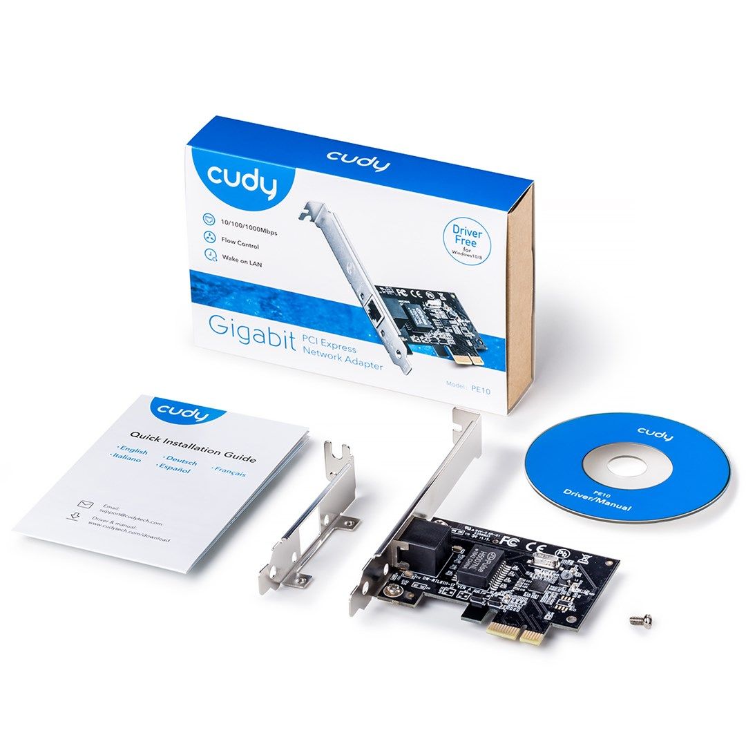 Cudy PE10 network card Internal Ethernet 1000 Mbit/s_3