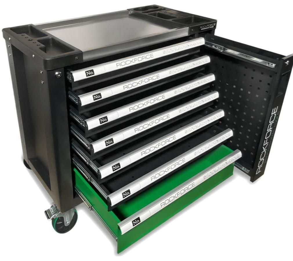 ROCKFORCE WORKSHOP CABINET+172pcs. TOOLS.
