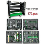 ROCKFORCE WORKSHOP CABINET+172pcs. TOOLS.