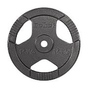 Cast iron weight set 2x15kg  bore 31mm  disc with handles  REBEL ACTIVE_1