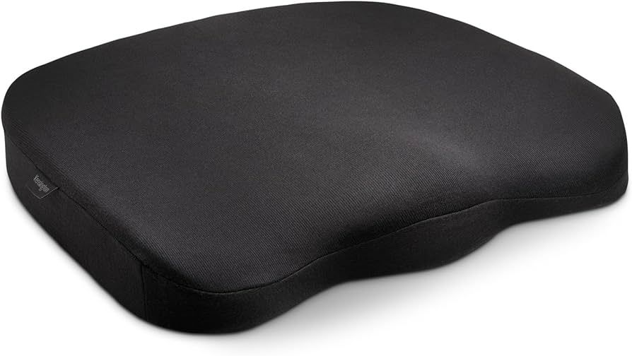 PERNA ERGONOMICA KENSINGTON, pentru scaun, spuma cu emmorie, husa lavabila, negru,  K55805WW 