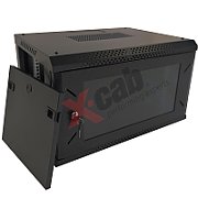 Cabinet metalic de perete 19”, tip rack wallmount, 9U 600x600 mm, Xcab S Negru