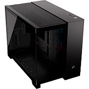 Carcasa CORSAIR iCUE LINK 2500X Micro ATX Dual Chamber Black, Tempered Glass, mATX, Cooling Layout: Top: 3x120mm sau 2x140mm, Side: 2x120mm, Bottom: 3x120mm sau 2x140mm, Rear: 1x120mm, Expansion Slots 4, 2x2.5 SSD 2x3.5 HDD, no psu included_2