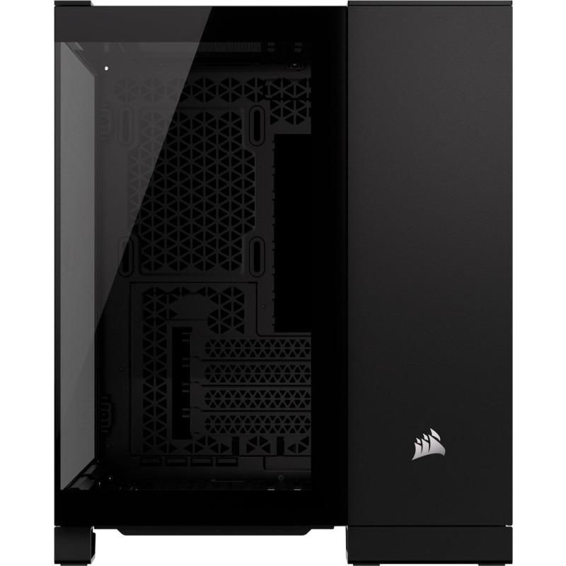 Carcasa CORSAIR iCUE LINK 2500X Micro ATX Dual Chamber Black, Tempered Glass, mATX, Cooling Layout: Top: 3x120mm sau 2x140mm, Side: 2x120mm, Bottom: 3x120mm sau 2x140mm, Rear: 1x120mm, Expansion Slots 4, 2x2.5 SSD 2x3.5 HDD, no psu included_6