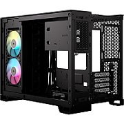 Carcasa CORSAIR iCUE LINK 2500X Micro ATX Dual Chamber Black, Tempered Glass, mATX, Cooling Layout: Top: 3x120mm sau 2x140mm, Side: 2x120mm, Bottom: 3x120mm sau 2x140mm, Rear: 1x120mm, Expansion Slots 4, 2x2.5 SSD 2x3.5 HDD, no psu included_10