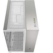 Carcasa CORSAIR 6500X Mid Tower ALB, Tempered Glass, Sloturi Expansiune 8 orizontal + 3 vertical, Drive Bays: 2x3.5  2x2.5 , Format Placa De Baza Suportat: Mini-ITX, Micro-ATX, ATX, E-ATX, Lungime Maxima Placa Video: 400mm, Inaltime Maxima Cooler Procesor: 190mm