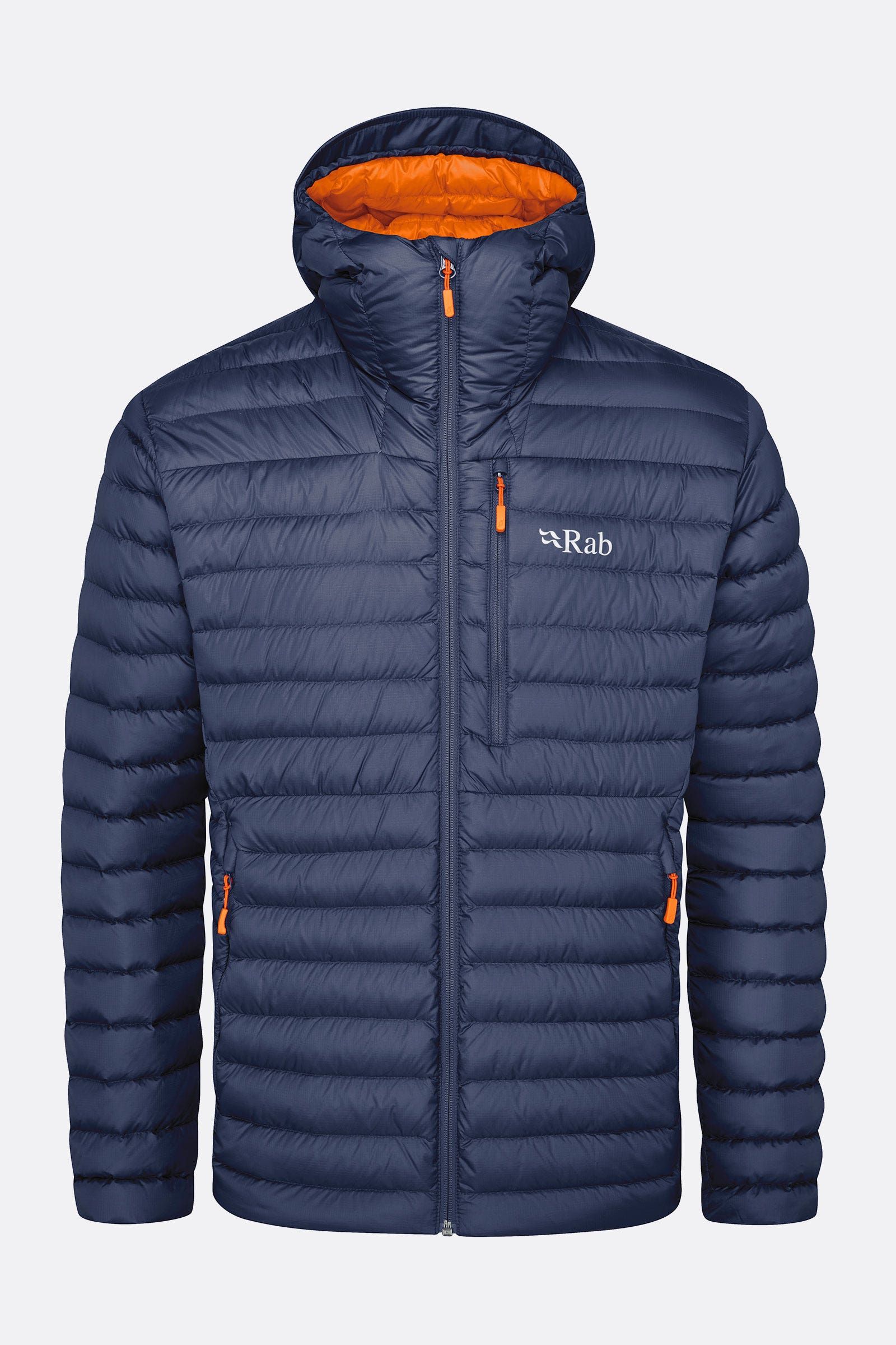 Alpine-deep ink-marmalade-m microlight jacket RAB