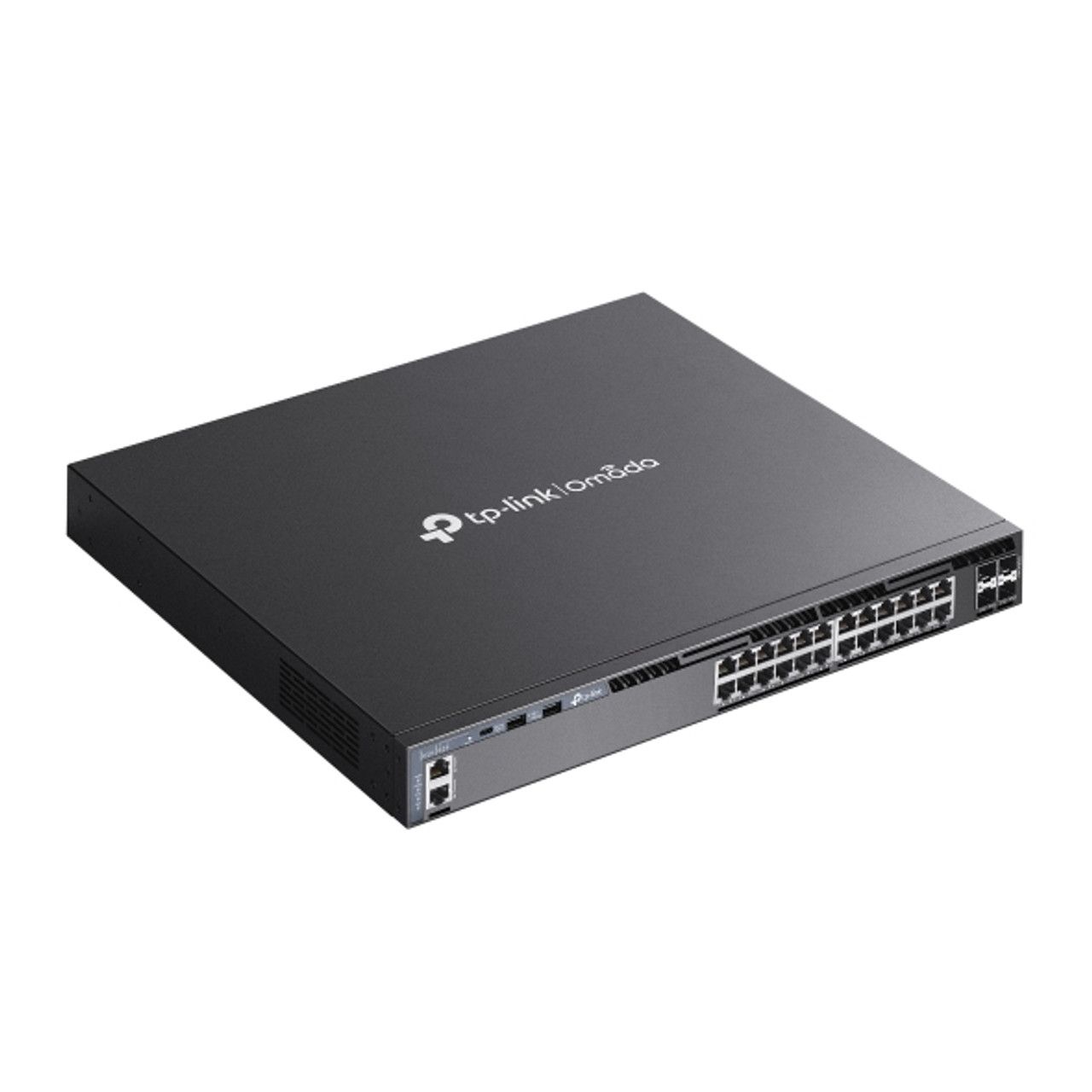 Switch TP-Link cu management, Omada 24-Port Gigabit Stackable L3 Managed cu 4 porturi 10G SFP+,