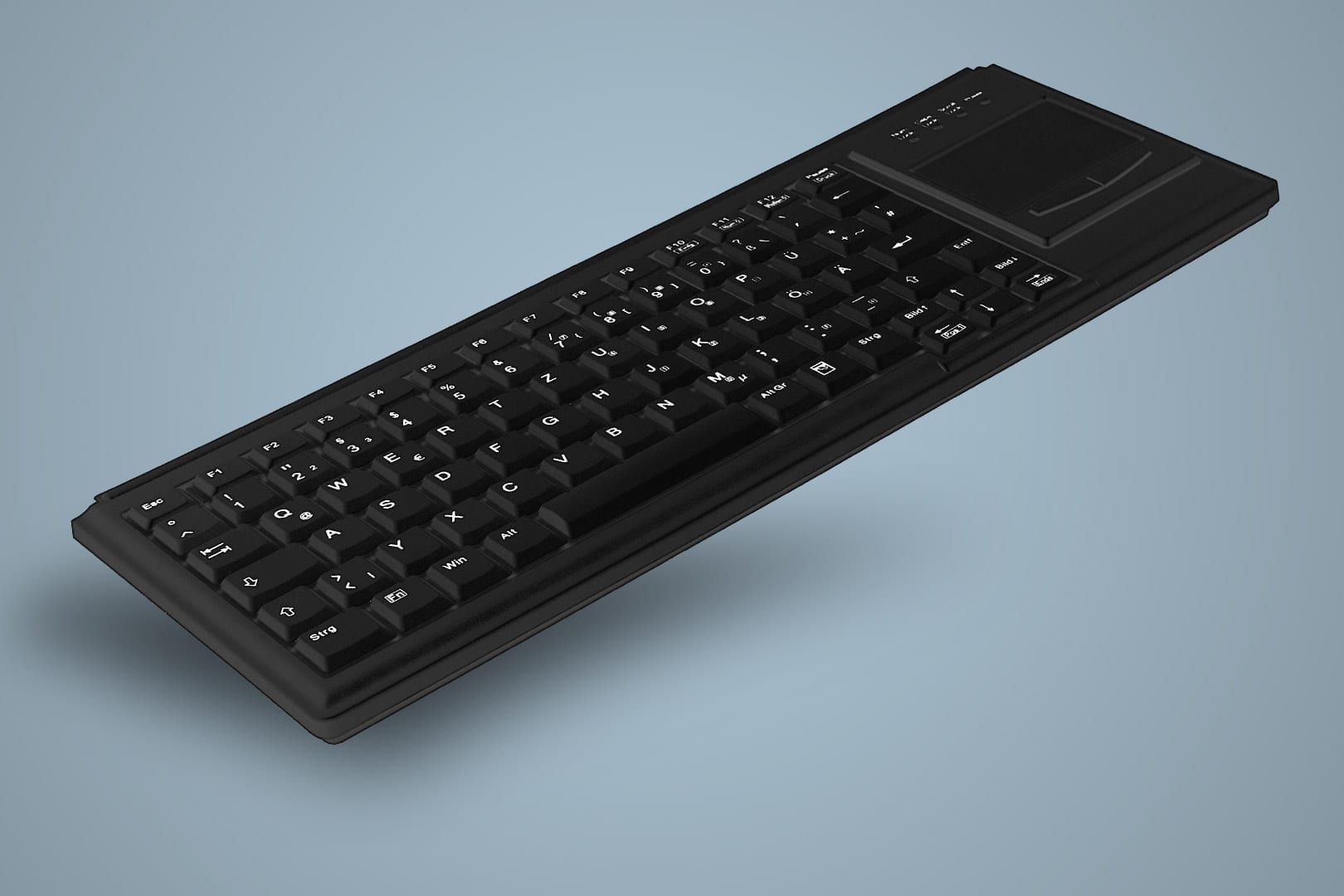 INDUSTRY 4.0 COMPACT ULTRAFLAT/TOUCHPAD KEYBOARD PS2 BLACK_4